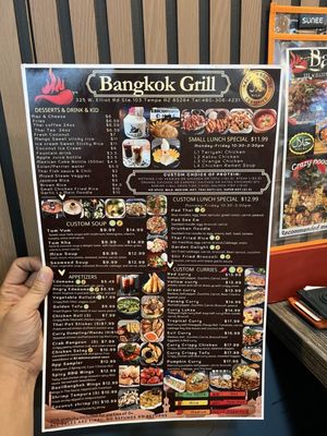 Menu photo 1 Bangkok Grill & Knockout Cafe Tempe, AZ