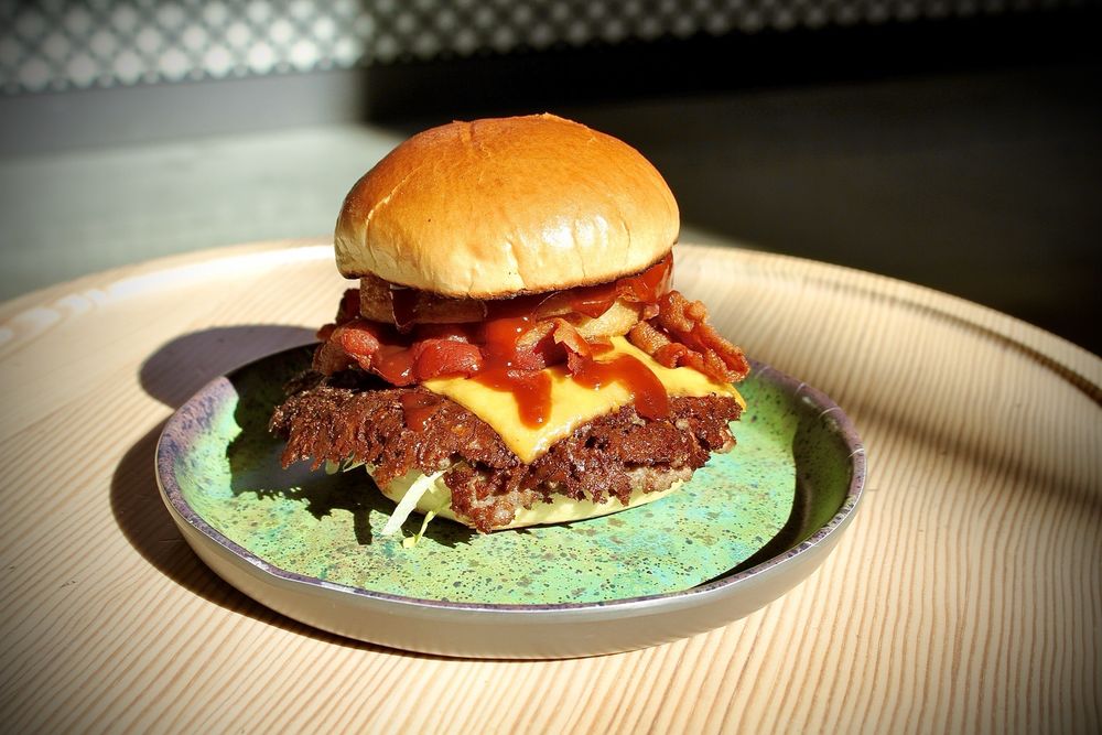 Food from Dom's Burgers