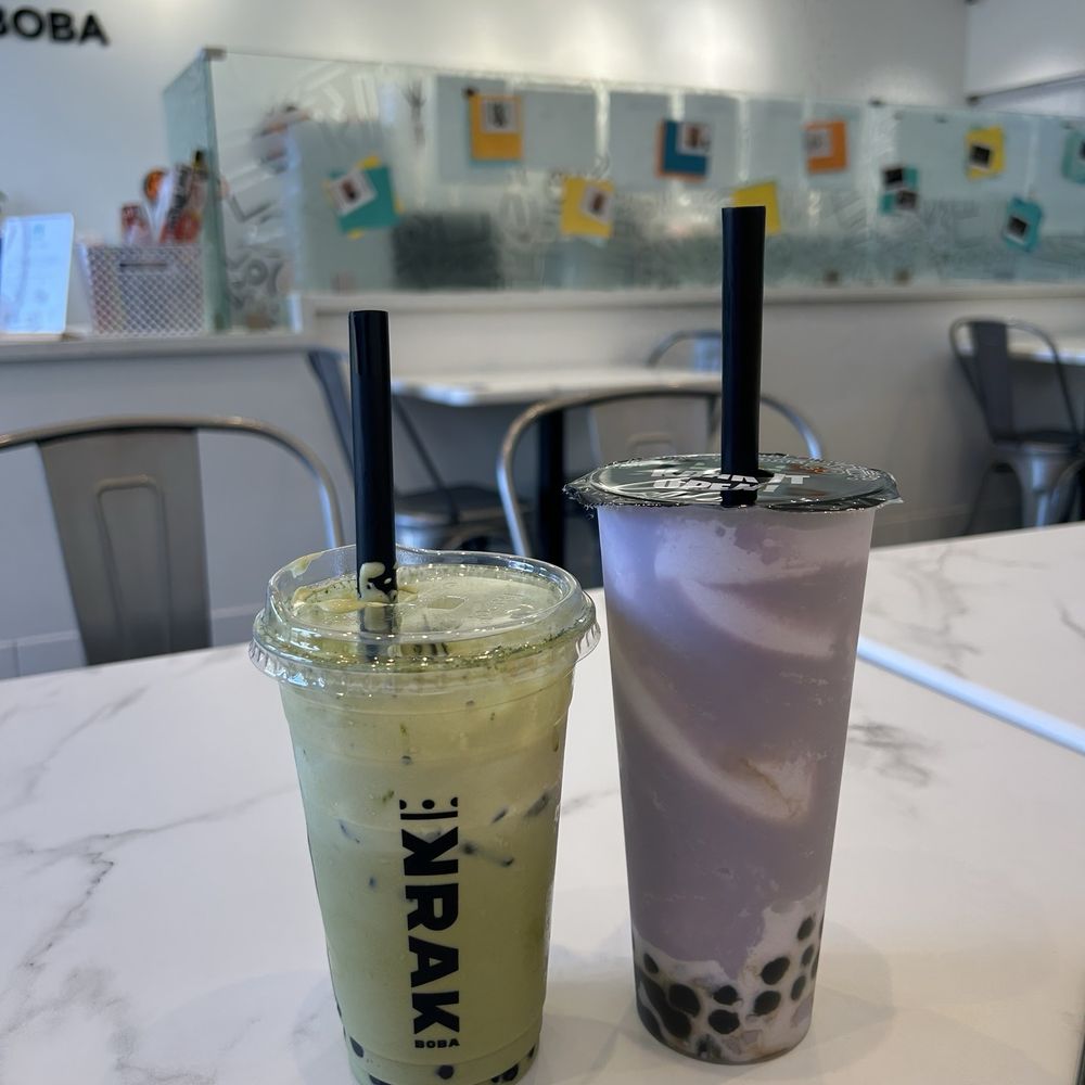 Matcha and taro Matcha and taro
