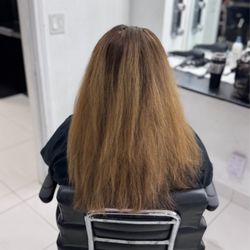 This was my hair before these angels started on it.