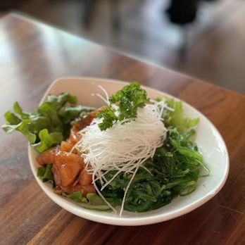 Mikko Sushi - Salmon Poke Salad - Sushi Bars Near Me - Escondido, California Mikko Sushi - Salmon Poke Salad - Sushi Bars Near Me - Escondido, California