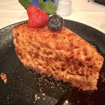 Fogo de Chão - Sugar-glazed cheese cake calories are a secret. - Brazilian Near Me - Plano, Texas