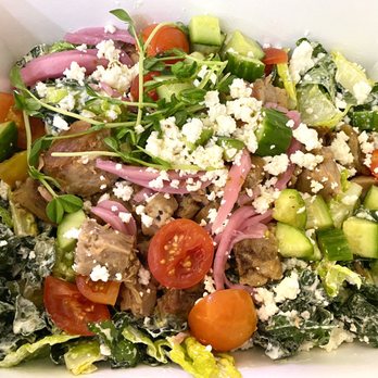 Souvla - Pork Salad - Greek Near Me - San Francisco, California Souvla - Pork Salad - Greek Near Me - San Francisco, California