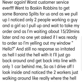 Baskin-Robbins - Boyfriends statement. - Ice Cream & Frozen Yogurt Near Me - Selma, California