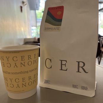 Ceremony Coffee Roasters - Harbor Point - seasonal beans - Coffee & Tea Near Me - Baltimore, Maryland