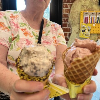 Melt Ice Creams - Cookie crush and strawberry cones. - Ice Cream & Frozen Yogurt Near Me - Fort Worth, Texas
