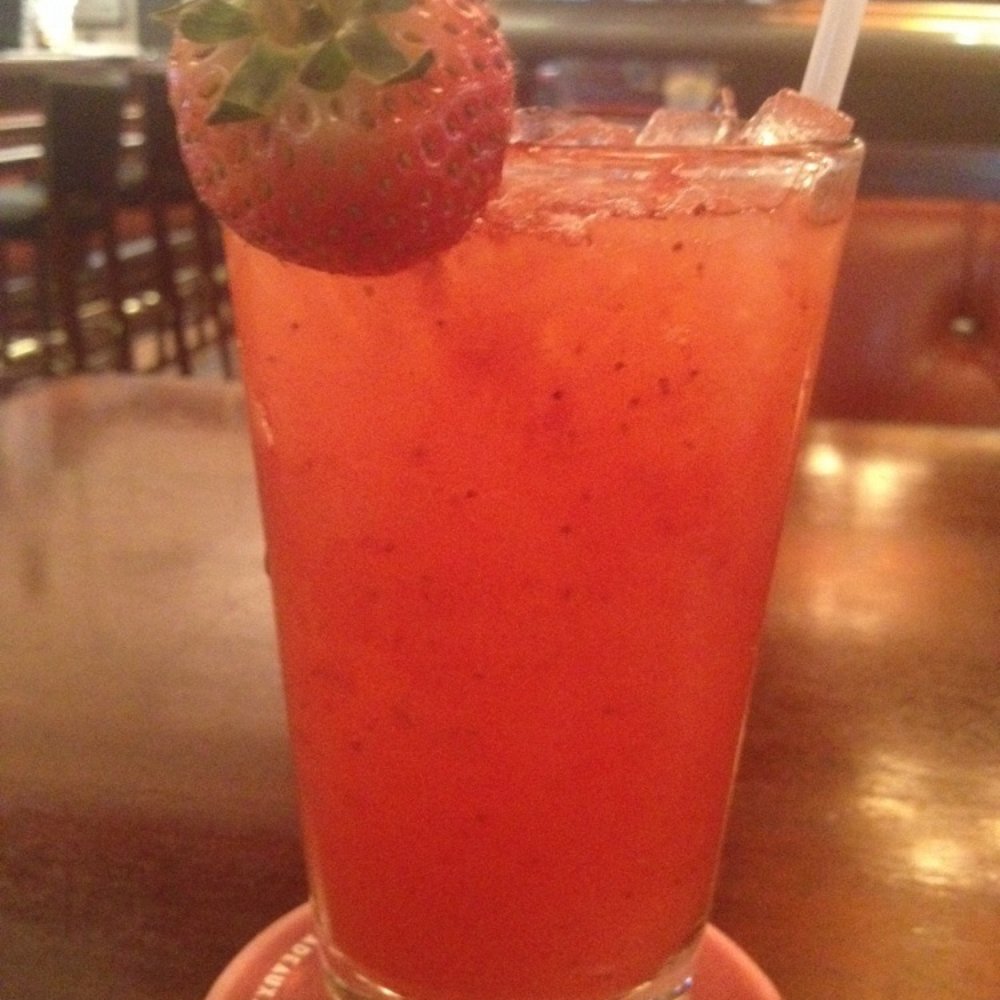 Pappadeaux Seafood Kitchen - Strawberry lemonade made from scratch! - Seafood Near Me - Conroe, Texas