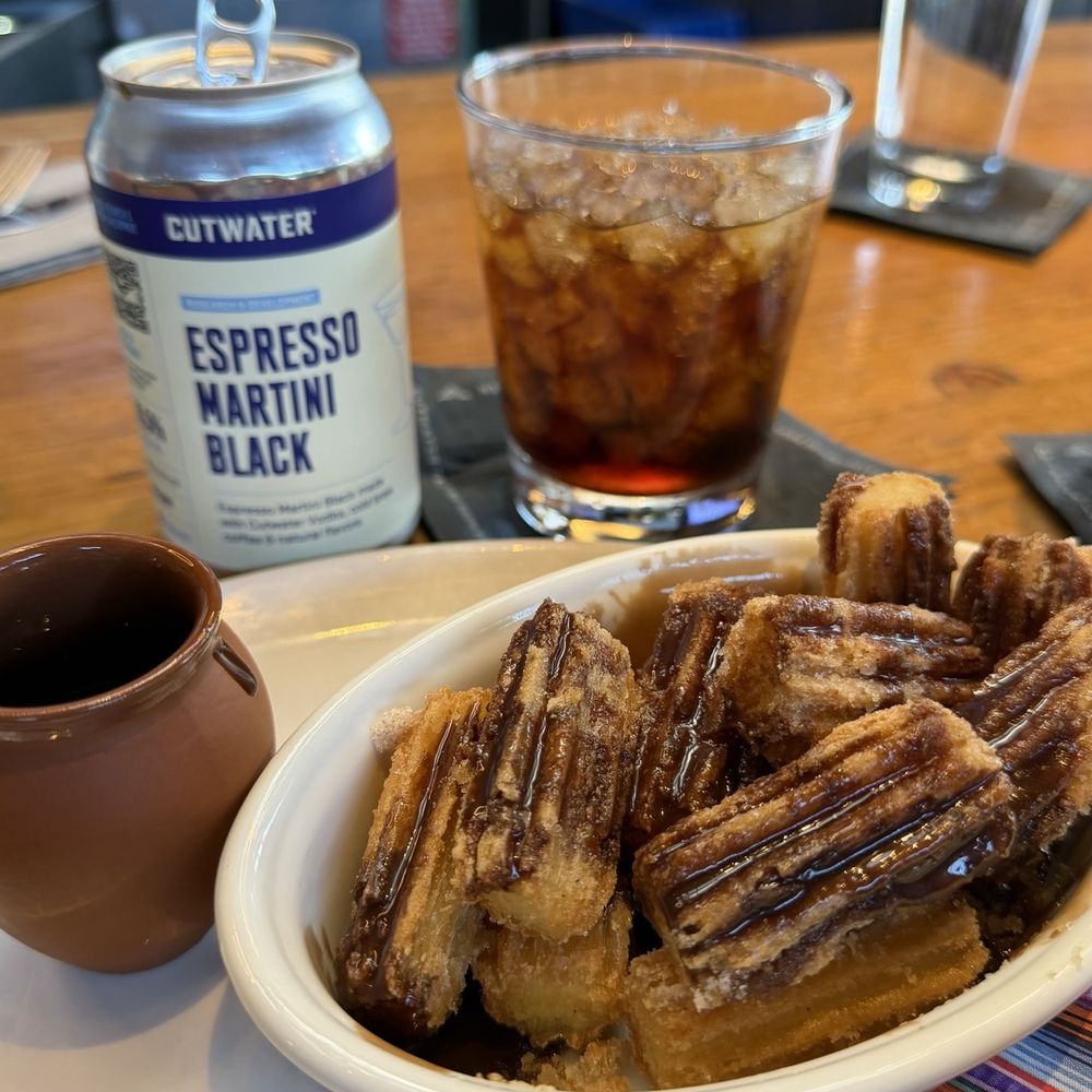 Cutwater Spirits - Esspresso Martini Black paired with the Churro Bites - Distilleries Near Me - San Diego, California Cutwater Spirits - Esspresso Martini Black paired with the Churro Bites - Distilleries Near Me - San Diego, California