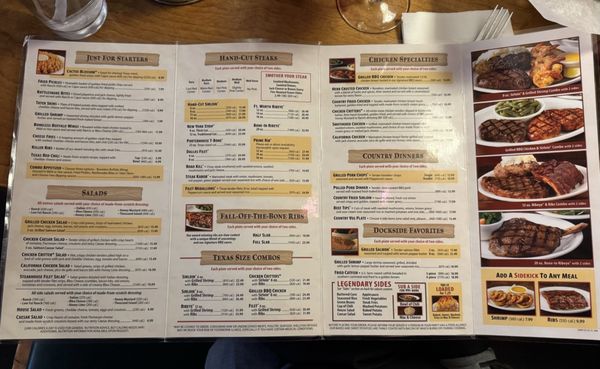 Menu photo 2 Texas Roadhouse Phoenix, AZ
