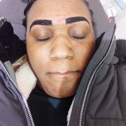 Getting a brow shape and tint!