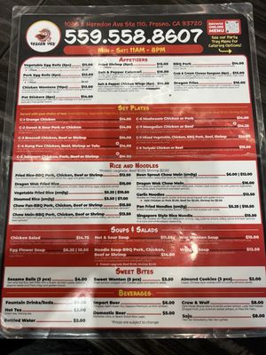 Menu photo 2 Dragon Wok Fresno, CA