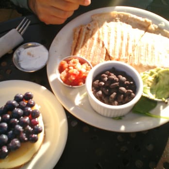 Urth Caffe - tuna quesadilla, blueberry tart, (latte and boba not shown) - Coffee & Tea Near Me - Laguna Beach, California Urth Caffe - tuna quesadilla, blueberry tart, (latte and boba not shown) - Coffee & Tea Near Me - Laguna Beach, California