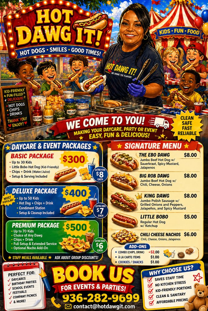 Hot Dawg It Logo