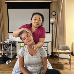 Augusta Massage and Facial Studio - Yurui is in her CE class.