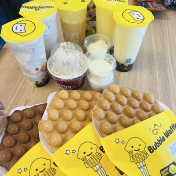 Happy Lemon - Bubbles waffle, Mango Yakult,Smoothie,Vietnamese Coffee with Puff Cream, Boba Milk Tea. - Bubble Tea Near Me - Manteca, California Happy Lemon - Bubbles waffle, Mango Yakult,Smoothie,Vietnamese Coffee with Puff Cream, Boba Milk Tea. - Bubble Tea Near Me - Manteca, California