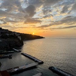 Villa Comunale Sorrento - Sunset from Villa Comunale