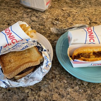 Sonic Drive-In - Texas Toaster burger, chili cheese coney - Ice Cream & Frozen Yogurt Near Me - Anchorage, Alaska