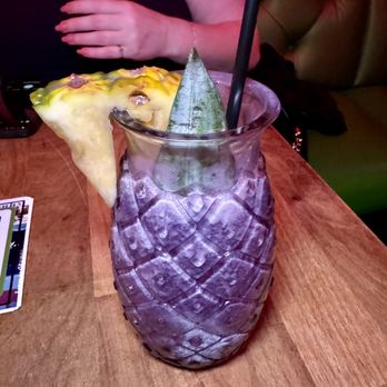 Butcher and the Rye - Purple People Eater - house rum blend, mango, ube, coconut, pineapple, lime - New American Near Me - Pittsburgh, Pennsylvania