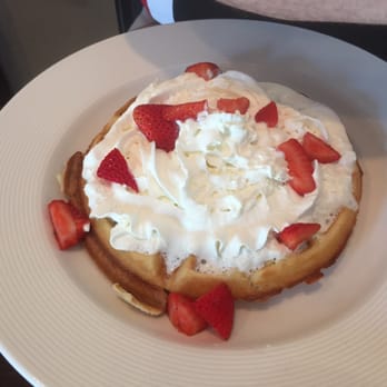 Zookeeper Bistro - Waffle w fresh cream and strawberries - Breakfast & Brunch Near Me - Cashiers, North Carolina Zookeeper Bistro - Waffle w fresh cream and strawberries - Breakfast & Brunch Near Me - Cashiers, North Carolina