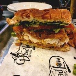 Dead Low Brewing - I cut my sandwich down the middle and it was just beautiful!