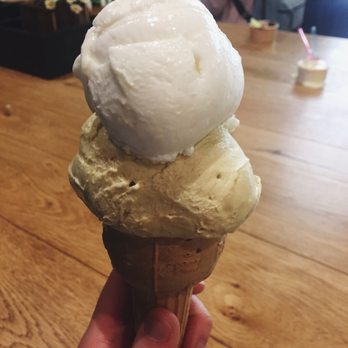 Eataly Boston - Coconut and pistachio gelato from Il Gelato ($4.90 for medium size) - Pizza Near Me - Boston, Massachusetts Eataly Boston - Coconut and pistachio gelato from Il Gelato ($4.90 for medium size) - Pizza Near Me - Boston, Massachusetts