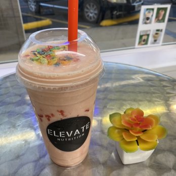 Elevate Nutrition - Fruity pebbles shake - Juice Bars & Smoothies Near Me - North Richland Hills, Texas Elevate Nutrition - Fruity pebbles shake - Juice Bars & Smoothies Near Me - North Richland Hills, Texas