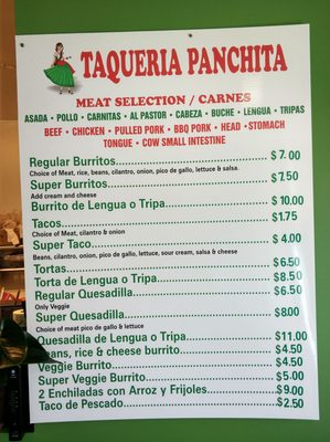 Menu photo 6 Taqueria Panchita Dixon, CA Menu photo 6 Taqueria Panchita Dixon, CA