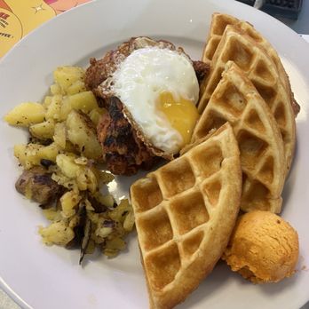 Smothered - Chicken & Waffles - Breakfast & Brunch Near Me - Albuquerque, New Mexico