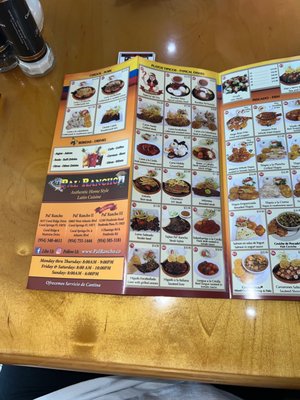 Menu photo 1 Pal' Rancho Restaurant Coral Springs, FL Menu photo 1 Pal' Rancho Restaurant Coral Springs, FL