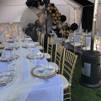 OC Event Hub - Intimate birthday dinner set up. - Party Equipment Rentals Near Me OC Event Hub - Intimate birthday dinner set up. - Party Equipment Rentals Near Me