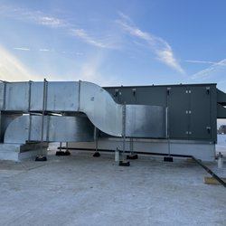 Mechanical Management & Design Solutions - Make-Up Air Duct on top of 8th floor roof