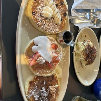 Snooze, an A.M. Eatery - Pancake Flight Customized - Breakfast & Brunch Near Me - Atlanta, Georgia