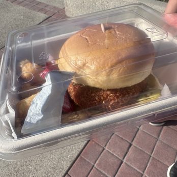 Bopomofo Cafe - Honey Walnut Shrimp Burger - Cafes Near Me - Irvine, California