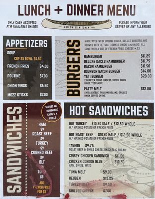Menu photo 2 Swiss Kitchen Tupper Lake, NY Menu photo 2 Swiss Kitchen Tupper Lake, NY