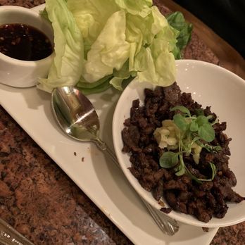 Carthay Circle Lounge - Vietnamese Twice-cooked Beef Lettuce Wraps - Lounges Near Me - Anaheim, California Carthay Circle Lounge - Vietnamese Twice-cooked Beef Lettuce Wraps - Lounges Near Me - Anaheim, California