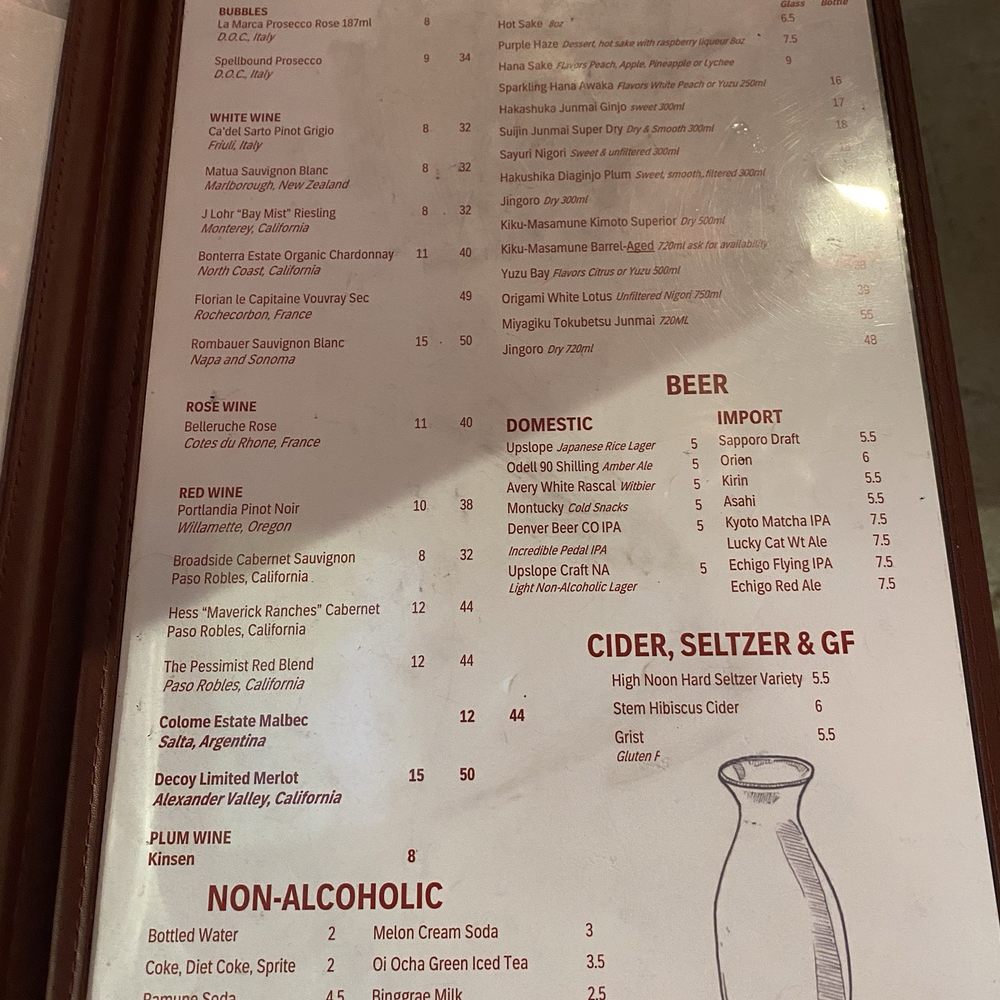 Misaki - The menu - Sushi Bars Near Me - Aurora, Colorado Misaki - The menu - Sushi Bars Near Me - Aurora, Colorado