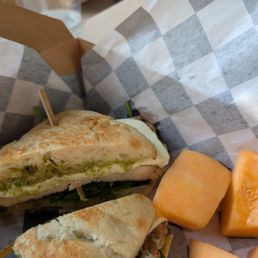 Pesto chicken melt Pesto chicken melt