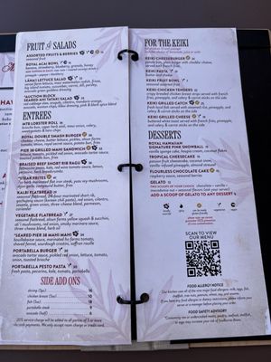 Menu photo 7 Mai Tai Bar Honolulu, HI