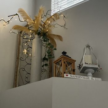 Nona Jo's - Tall arrangement with fairy lights with timer and remote control. - Home Decor Near Me - Naperville, Illinois