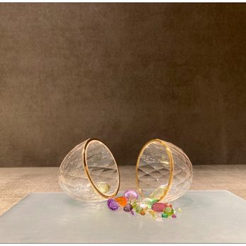 Bowers Museum - Egg crystal by Harold Van Pelt. - Museums Near Me - Santa Ana, California Bowers Museum - Egg crystal by Harold Van Pelt. - Museums Near Me - Santa Ana, California