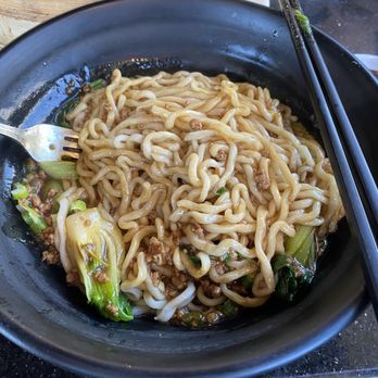Jade Dumpling & Noodle House - House Noodles with ground pork sauce - Dim Sum Near Me - Eugene, Oregon Jade Dumpling & Noodle House - House Noodles with ground pork sauce - Dim Sum Near Me - Eugene, Oregon