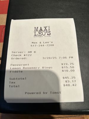 Max and Leo's Pizza Chelmsford by null