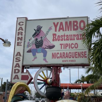 Yambo Restaurant - a sign for a mexican restaurant - Latin American Near Me - Miami, Florida Yambo Restaurant - a sign for a mexican restaurant - Latin American Near Me - Miami, Florida