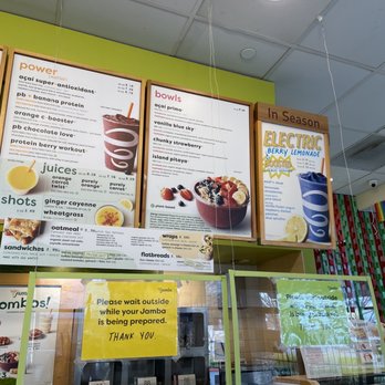 Jamba - Menu - Juice Bars & Smoothies Near Me - Hayward, California