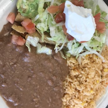 Regio Cafe - A flauta plate . Chicken flautas with Mexican rice , and beans . The plate comes with two tortillas - Breakfast & Brunch Near Me - San Antonio, Texas Regio Cafe - A flauta plate . Chicken flautas with Mexican rice , and beans . The plate comes with two tortillas - Breakfast & Brunch Near Me - San Antonio, Texas