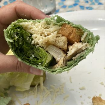 From Scratch Restaurant - Chicken Caesar Wrap - would have been nice if it was all mixed together. It didn't taste good this way. - Breakfast & Brunch Near Me - Carmel, California
