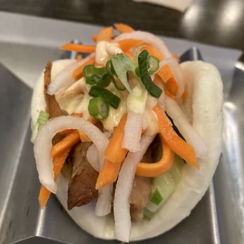 Senzu Noodle Bar And Boba - Chicken Bao Bun Grilled Chicken* - Ramen Near Me - West Melbourne, Florida Senzu Noodle Bar And Boba - Chicken Bao Bun Grilled Chicken* - Ramen Near Me - West Melbourne, Florida