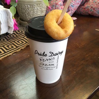 Pride Dairy - Delicious coffee with a side of donut ! - Ice Cream & Frozen Yogurt Near Me - Bottineau, North Dakota Pride Dairy - Delicious coffee with a side of donut ! - Ice Cream & Frozen Yogurt Near Me - Bottineau, North Dakota