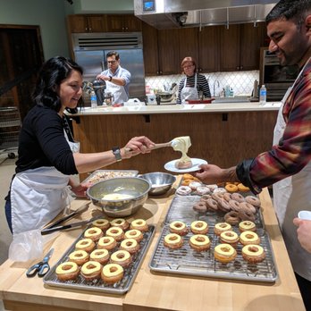 Salud Cooking School - Divine Doughnuts with Dutch Monkey cooking class with co-founders, co-owners, and chefs Martin Burge and Arpana Satyu-Burge. - Cooking Schools Near Me - Alpharetta, Georgia Salud Cooking School - Divine Doughnuts with Dutch Monkey cooking class with co-founders, co-owners, and chefs Martin Burge and Arpana Satyu-Burge. - Cooking Schools Near Me - Alpharetta, Georgia