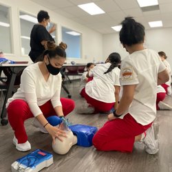 Moriah Medical College - CPR certification class provided my the school.